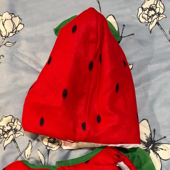 Rubie's Berry Cute Strawberry Costume - Red and Green - Picture 6 of 6